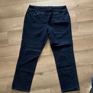 Classic Black Straight Leg Women's Jeans